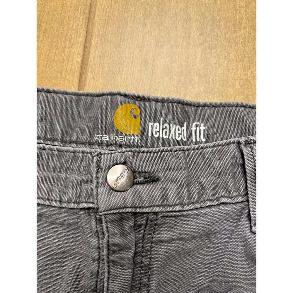 Carhartt Pants Mens Sz 34 Gray Relaxed Fit Workwear Utility Actual Sz 33x29 - Picture 9 of 15